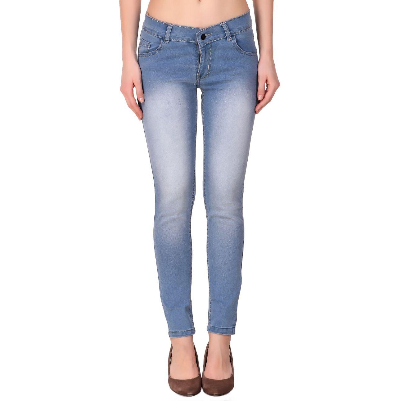 Women's Denim Slim Fit Mid-Waist Jeans